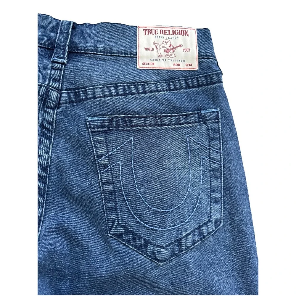 TRUE RELIGION RICKY BIG T NO FLAP RELAXED STRAIGHT 700227 JEANS 34 X 34‎